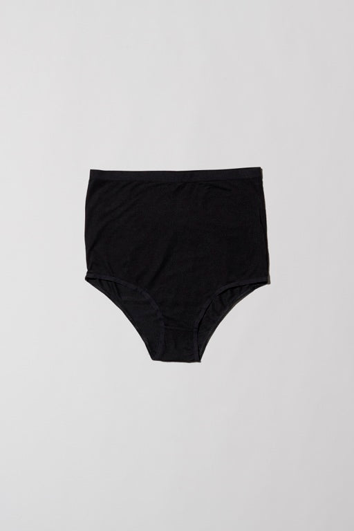 Highwaist Bell Pants - Bamboo Jersey - Black