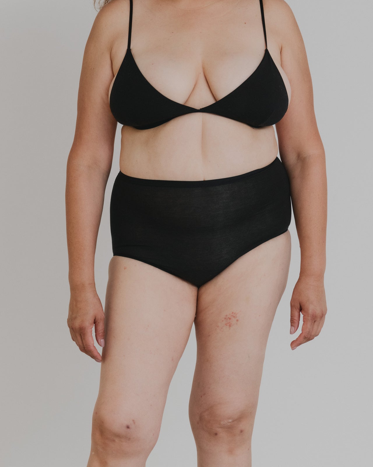 Highwaist Bell Pants - Bamboo Lyocell - Black