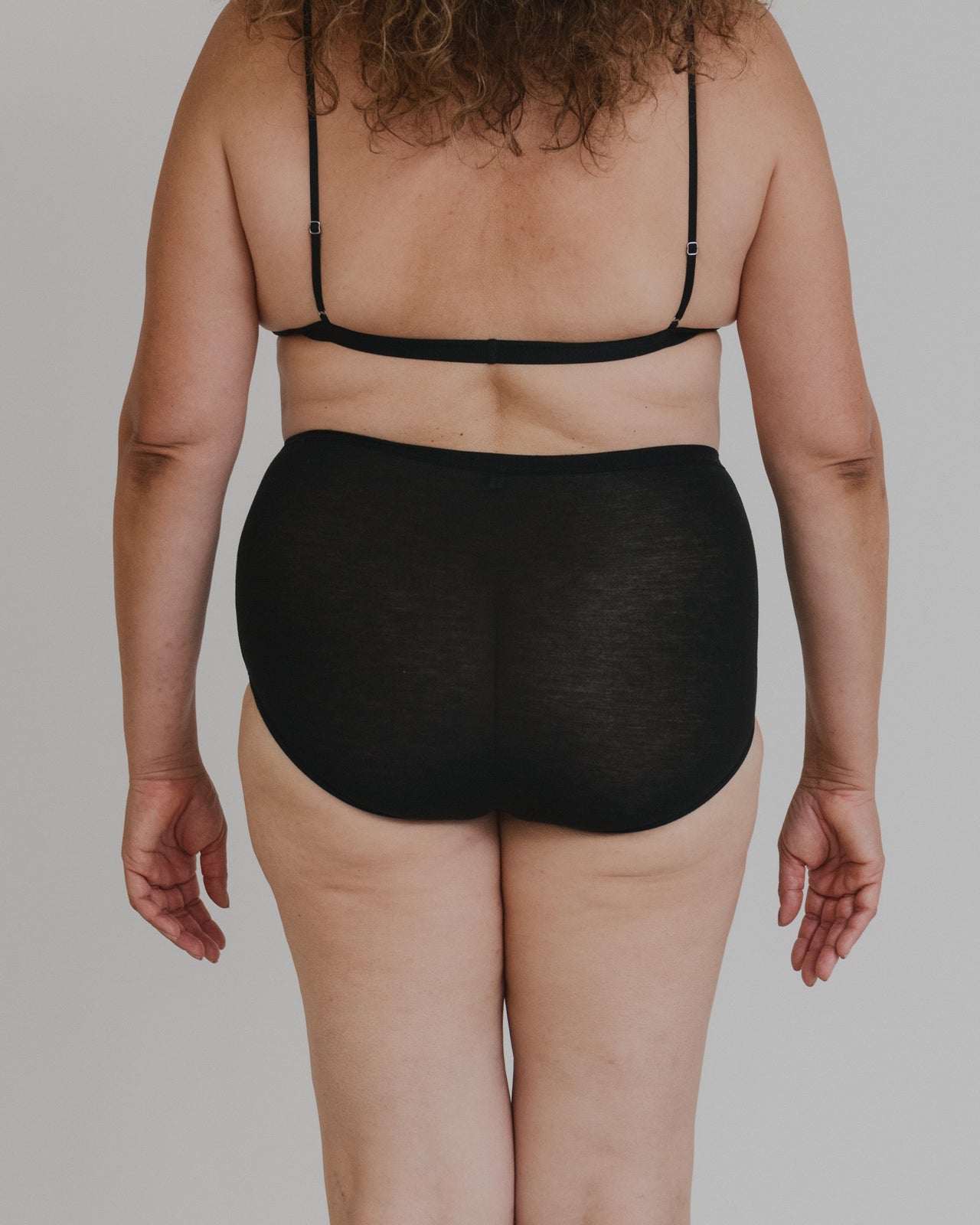 Highwaist Bell Pants - Bamboo Lyocell - Black