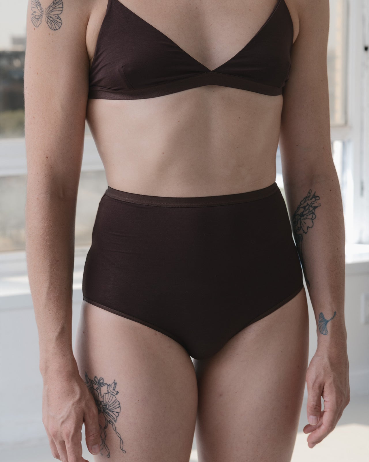 Highwaist Bell Pants - Bamboo Lyocell - Tactile