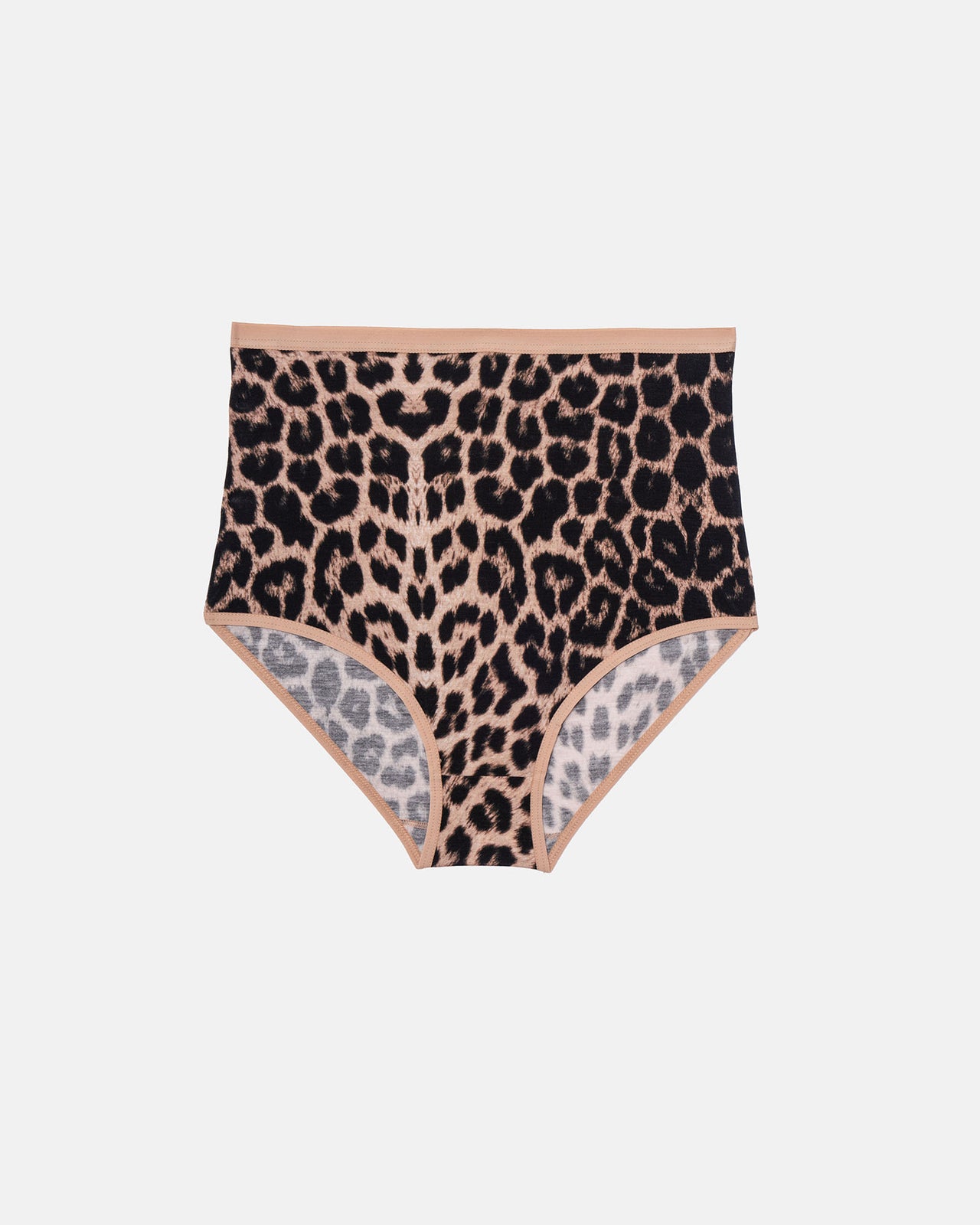 Highwaist Bell Pants - Bamboo Lyocell - Leopard/Haptic