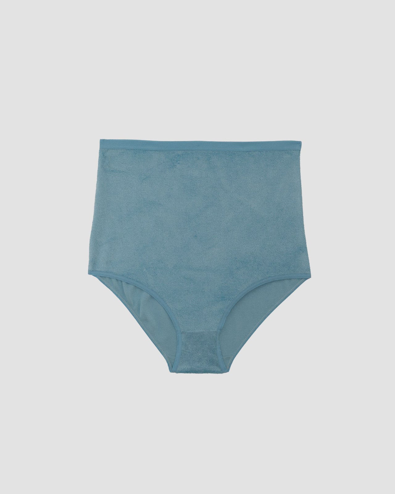 Highwaist Bell Pants - Velours - Civi Blue - WT23