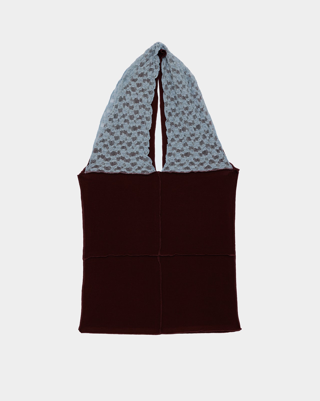 Husk Top - Organic Cotton Rib - Nara Red / Dona Blue