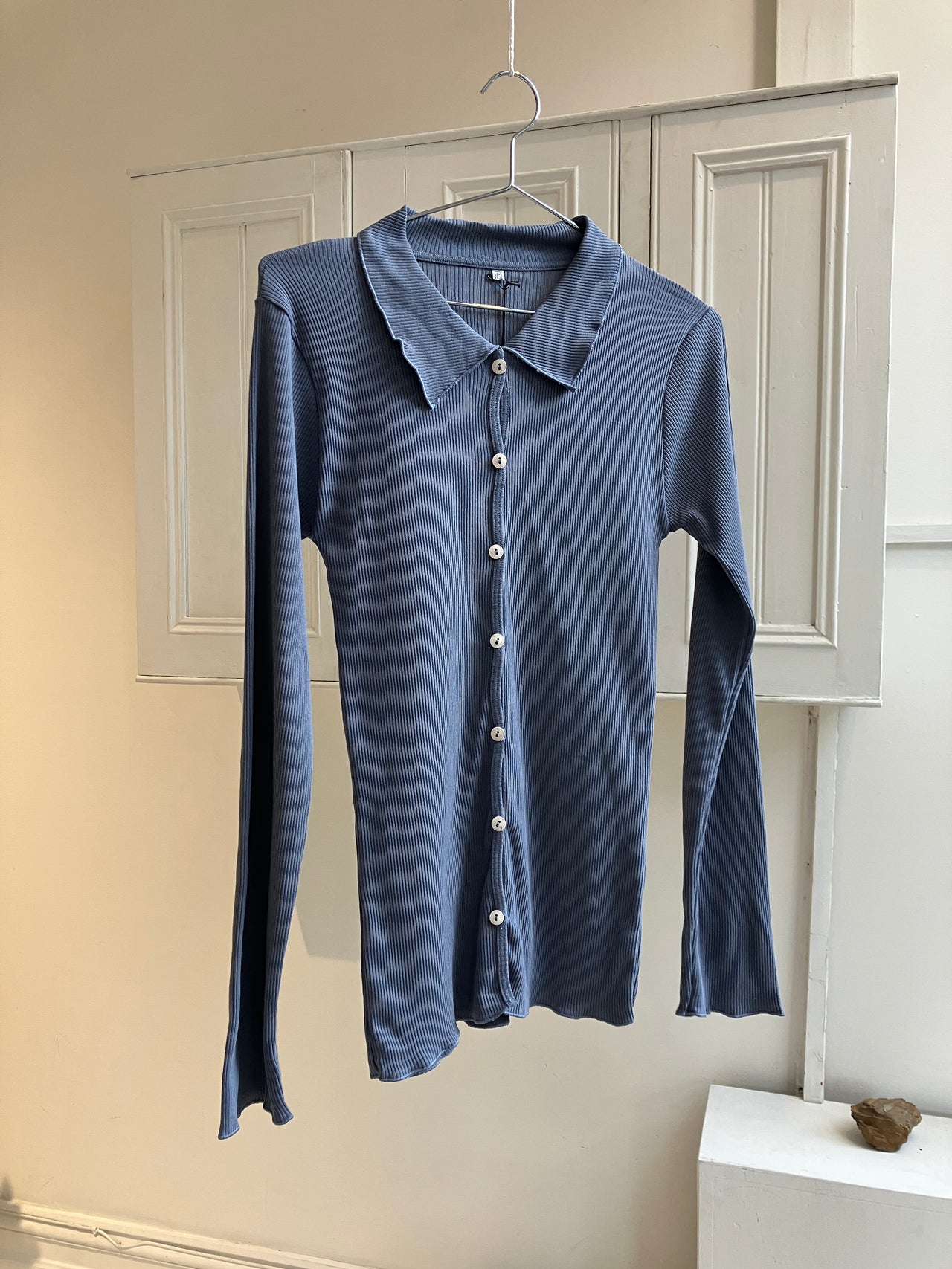 Iso Shirt - Recycled Cotton Rib - Denim