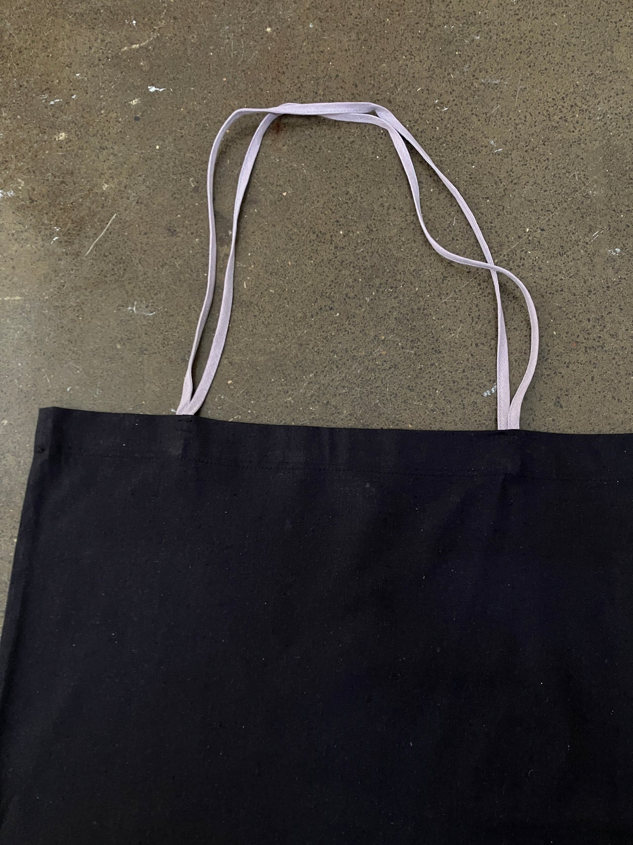 Tera Bag - Wild Silk & Linen - Black / Purple