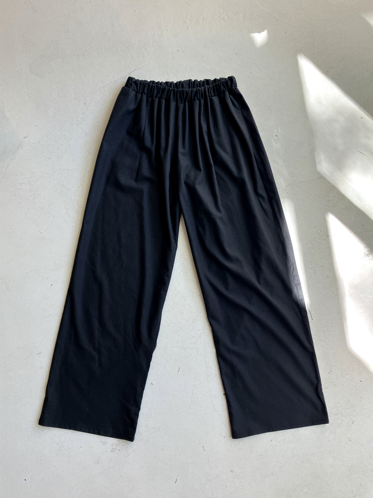 Cravat Pants - Wild Silk - Black