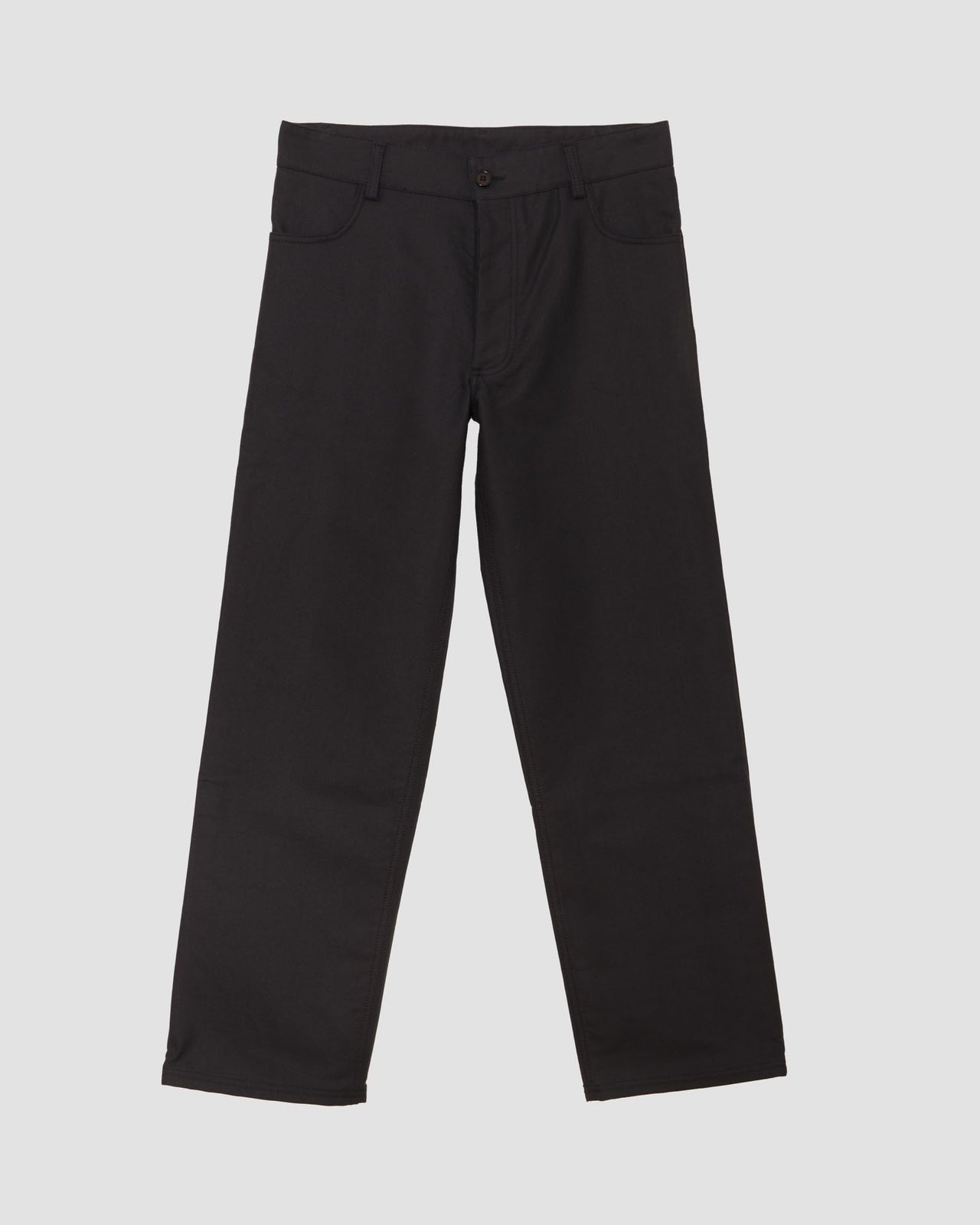 Indre Pants - Cotton Canvas - Black - WT23