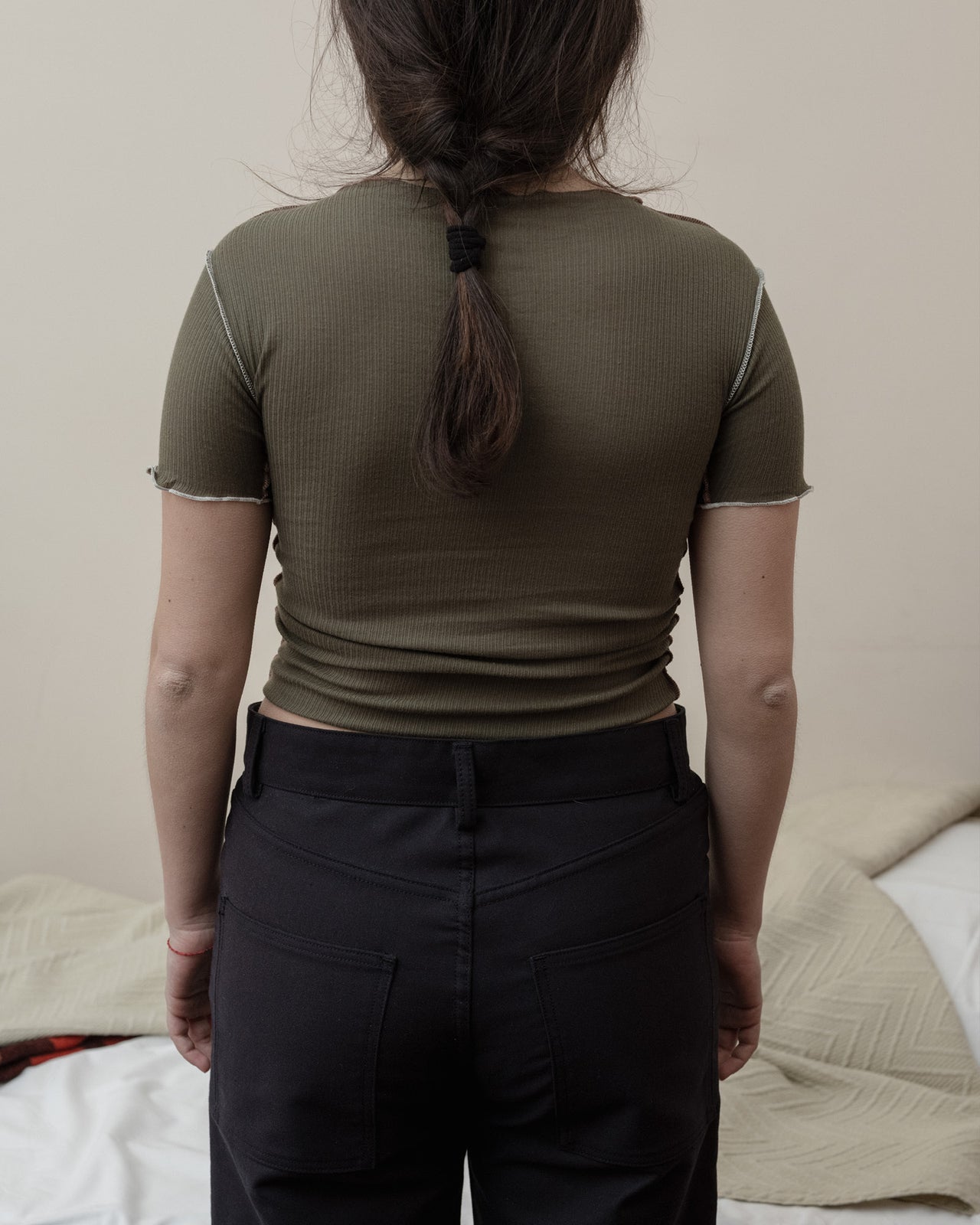 Indre Pants - Cotton Canvas - Black - WT23