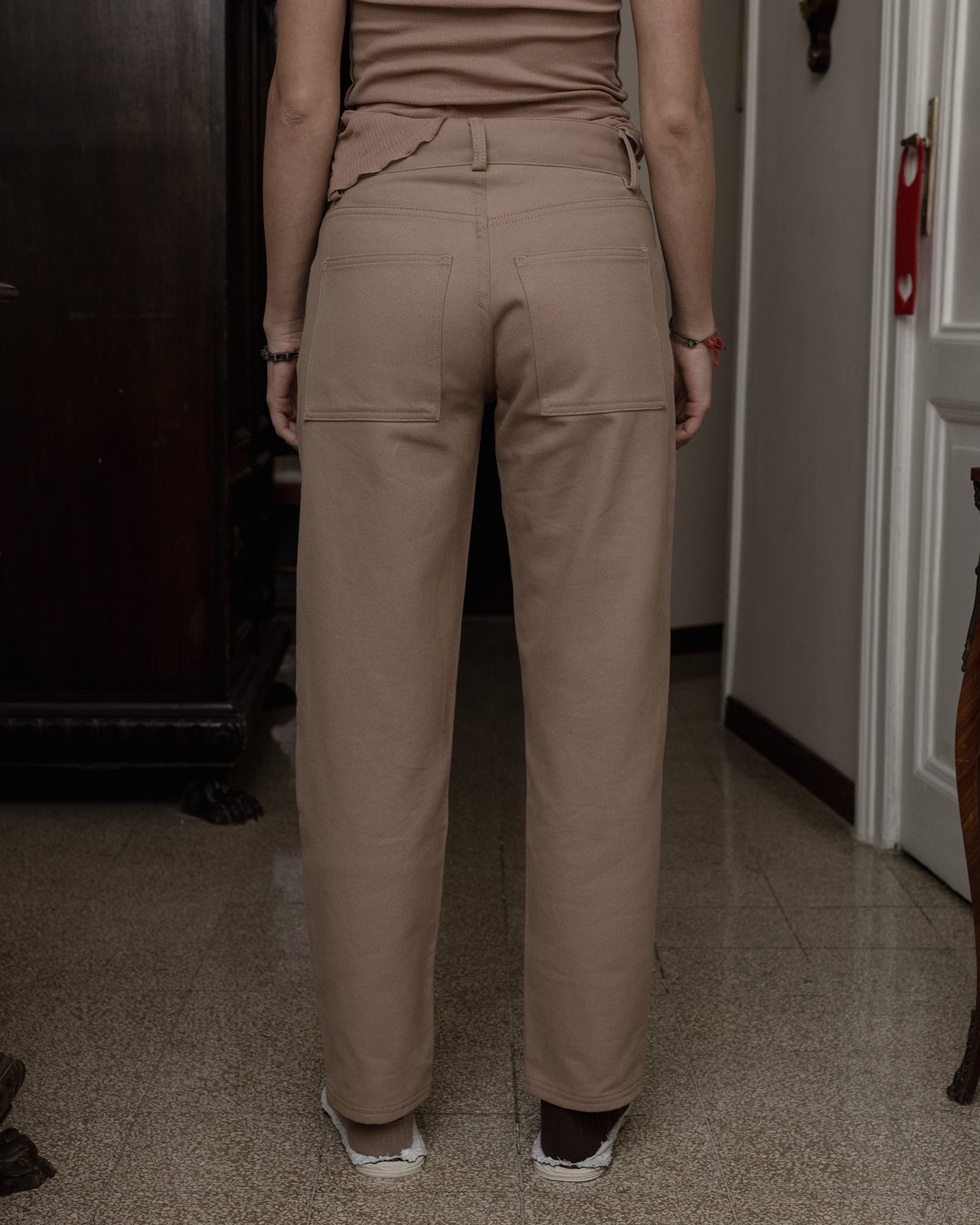 Indre Pants - Cotton Canvas - Camel - WT23