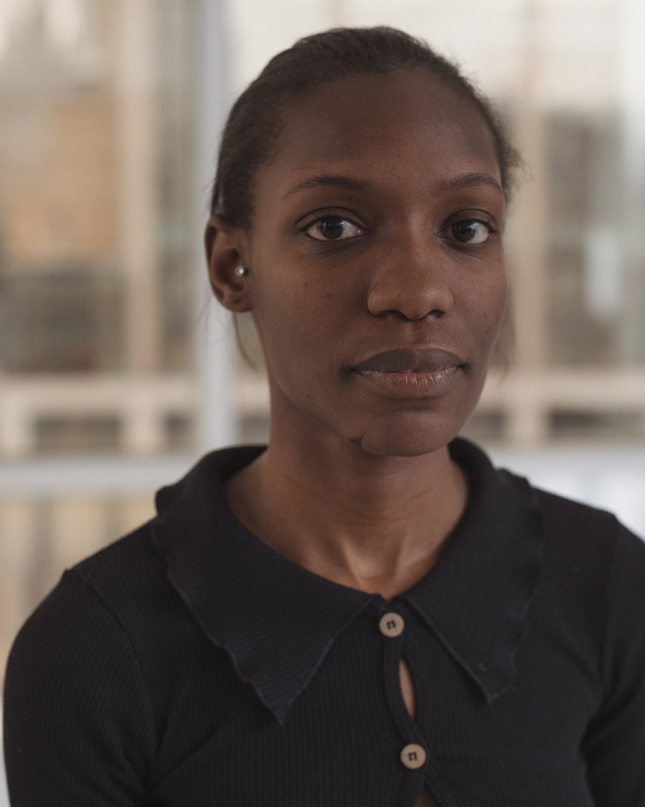 Iso Shirt - Recycled Cotton Rib - Black