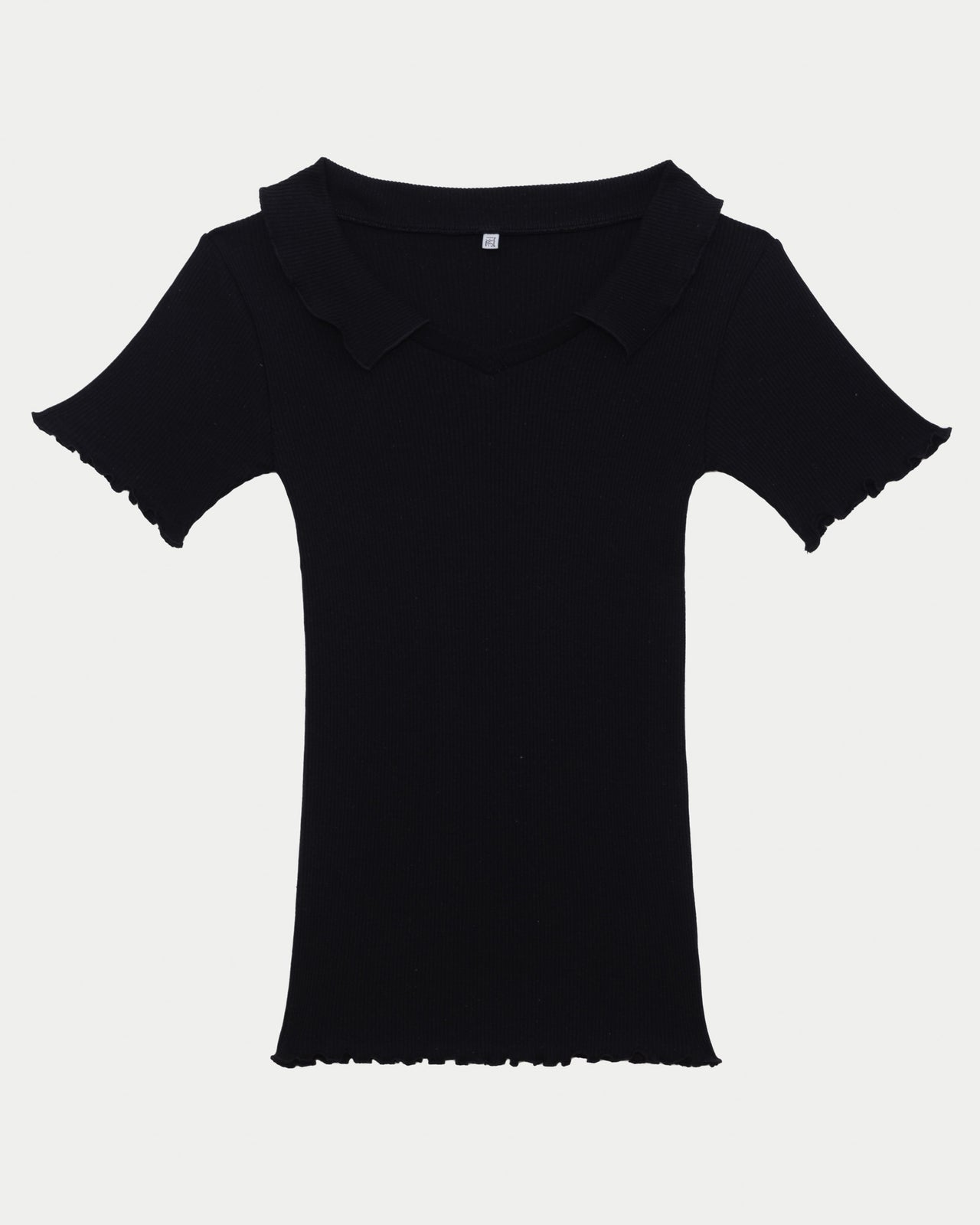 Iso Top - Recycled Cotton Rib - Black