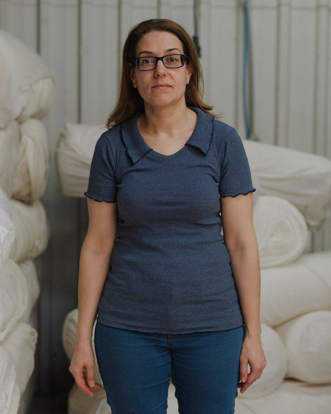 Iso Top - Recycled Cotton Rib - Denim