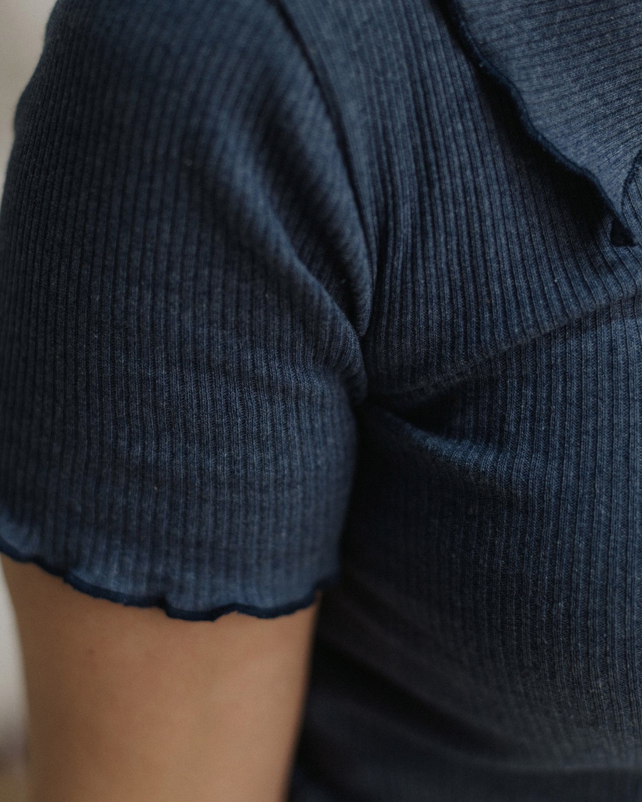 Iso Top - Recycled Cotton Rib - Denim