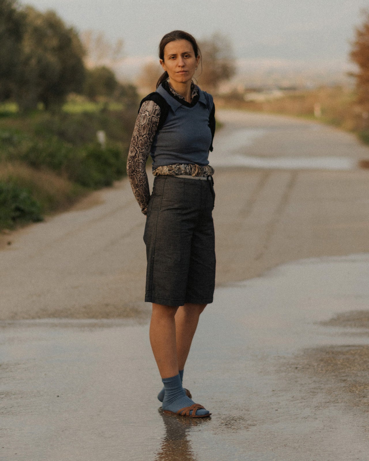 Iso Top - Recycled Cotton Rib - Denim