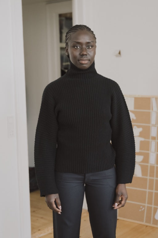 Kai Turtleneck - Recycled Cashmere - Black