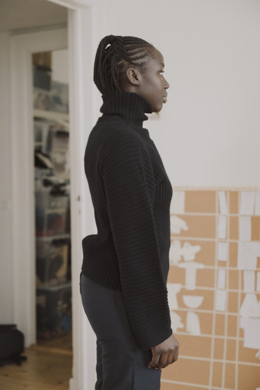 Kai Turtleneck - Recycled Cashmere - Black