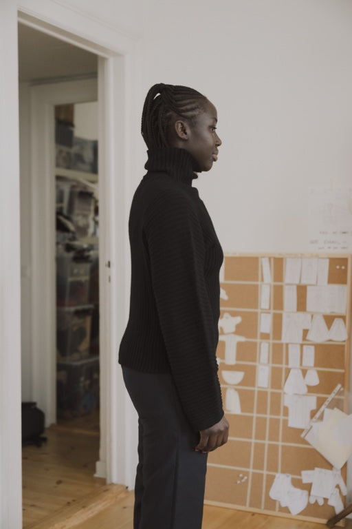 Kai Turtleneck - Recycled Cashmere - Black