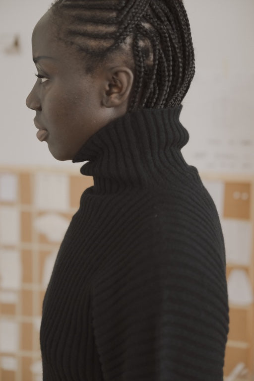 Kai Turtleneck - Recycled Cashmere - Black