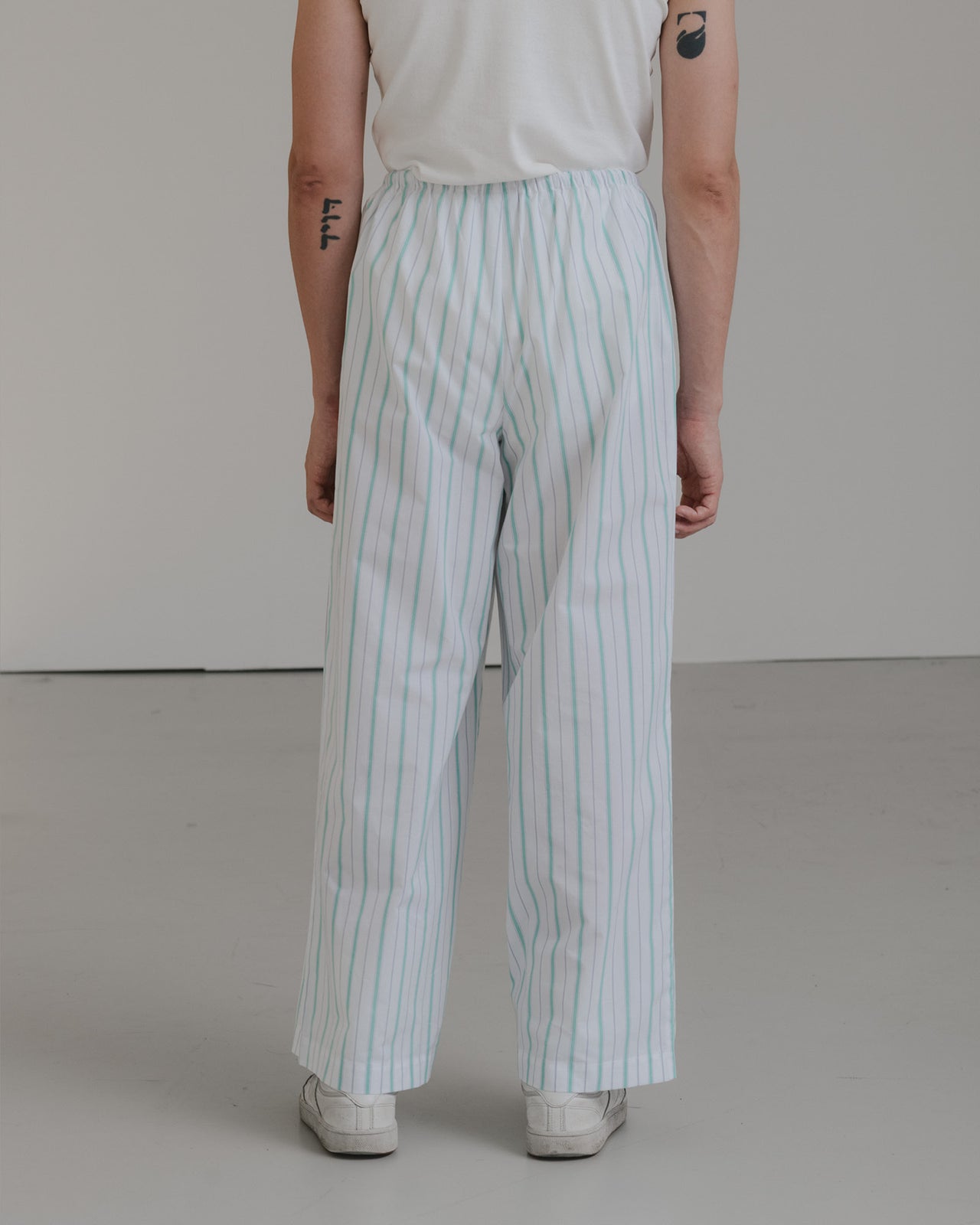 Kolla Pants - Organic Cotton Poplin - Stripe