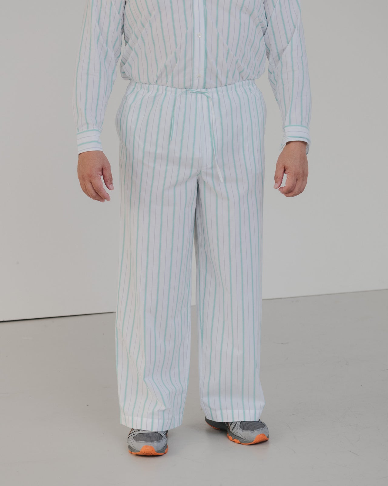 Kolla Pants - Organic Cotton Poplin - Stripe