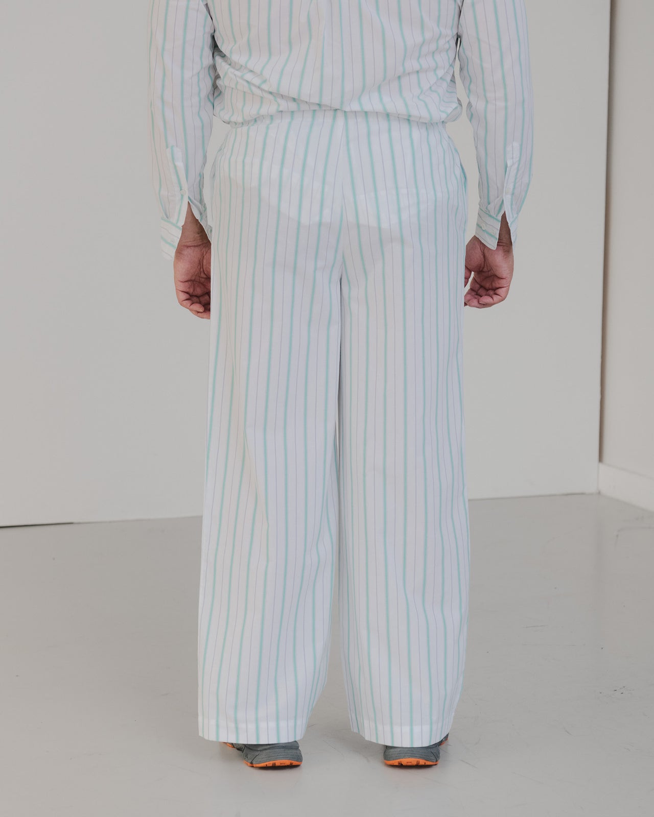 Kolla Pants - Organic Cotton Poplin - Stripe