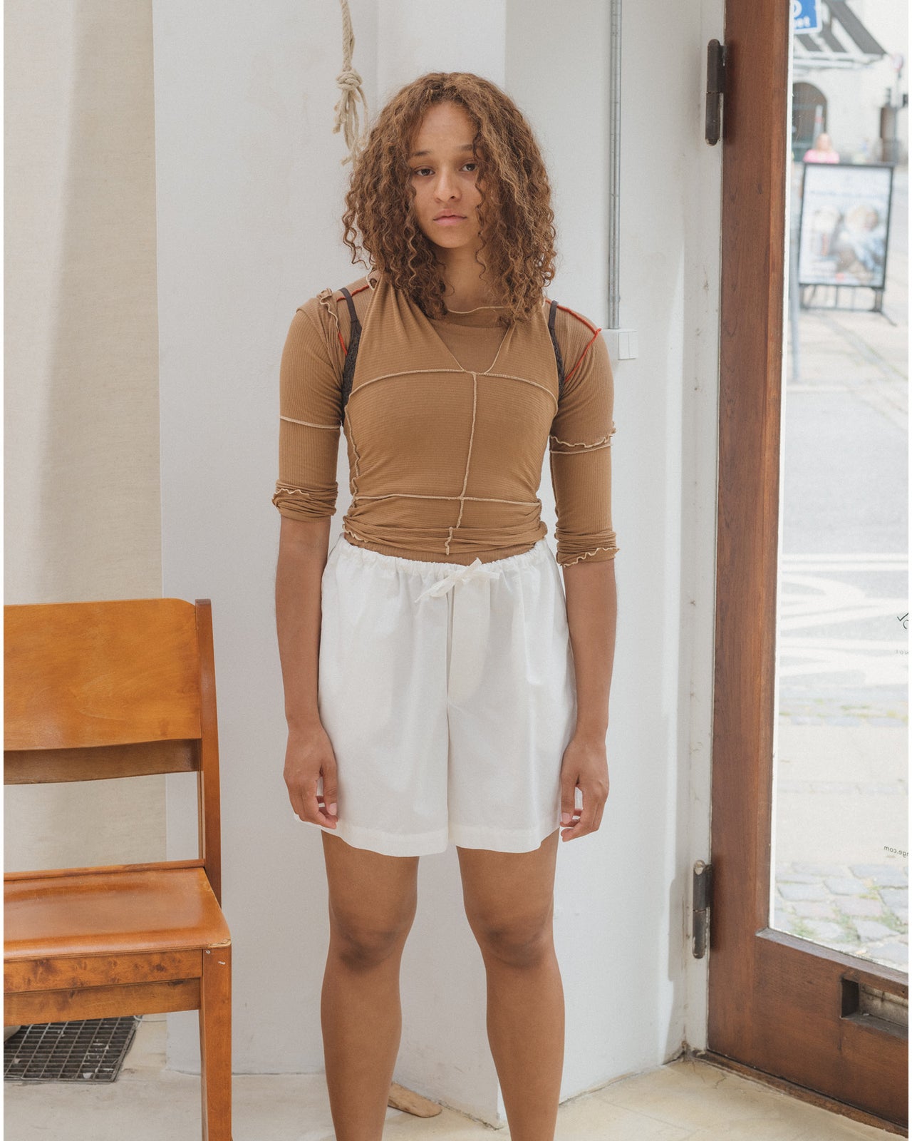 Kolla Shorts - Organic Cotton Poplin - Undyed