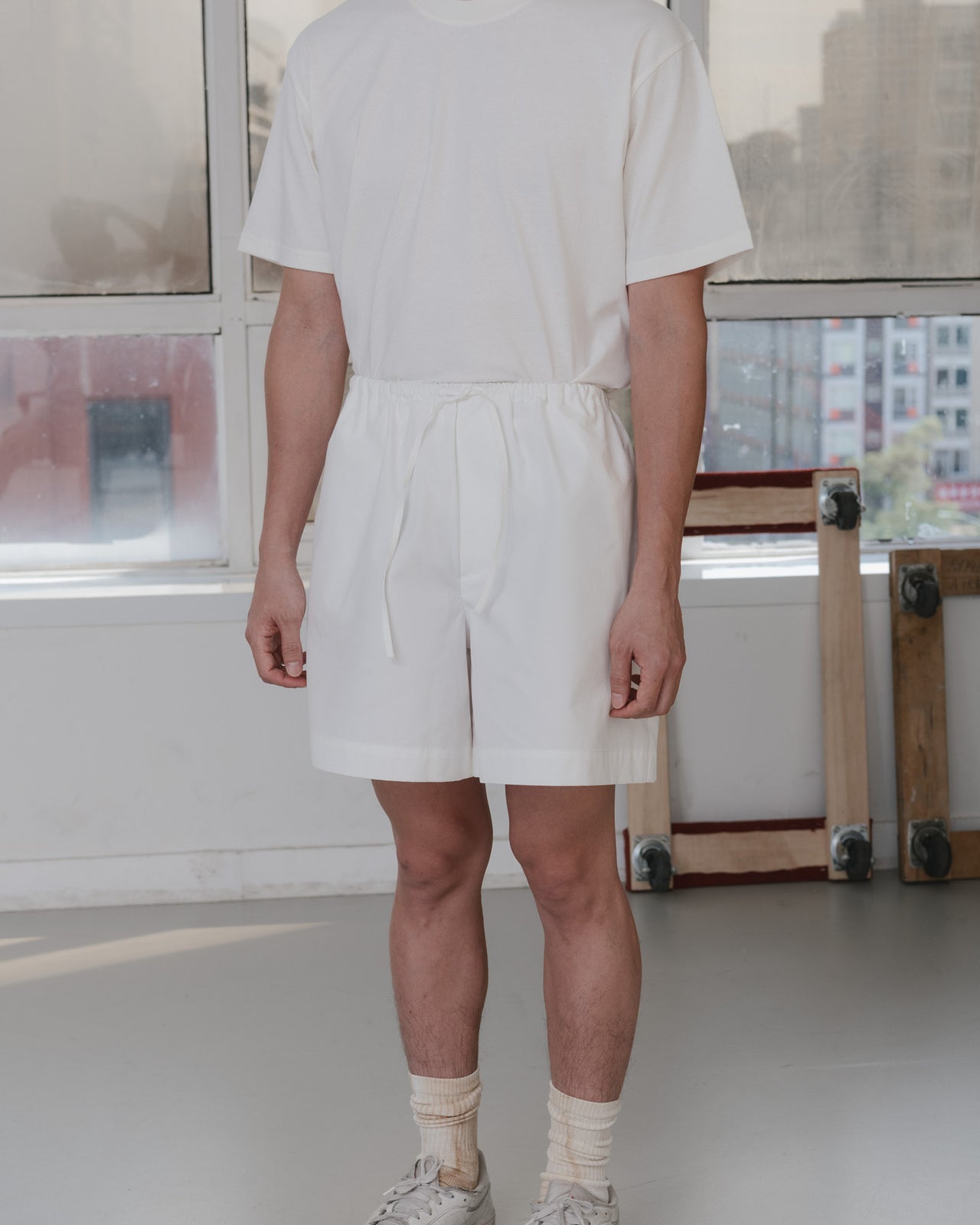 Kolla Shorts - Organic Cotton Poplin - Undyed