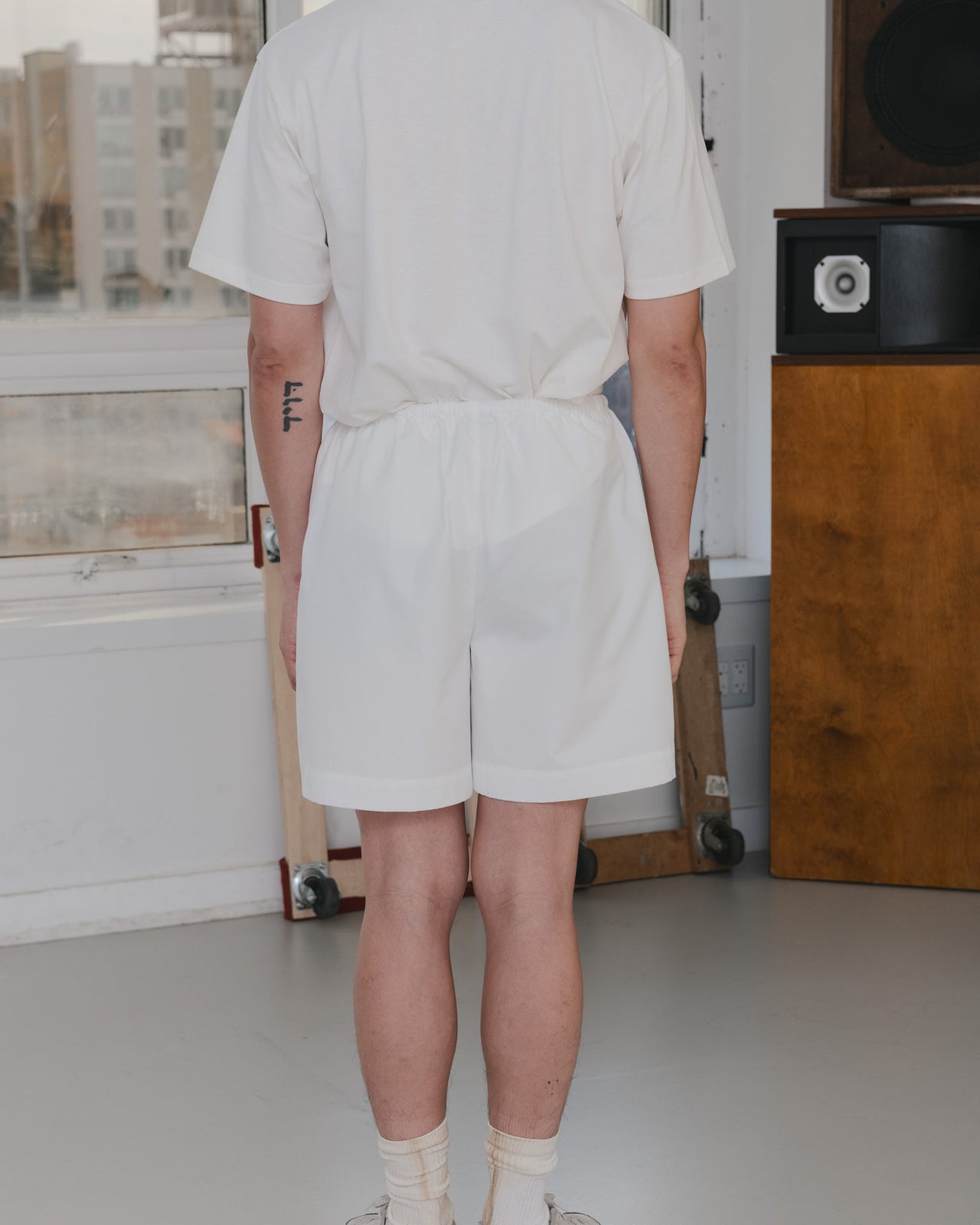 Kolla Shorts - Organic Cotton Poplin - Undyed