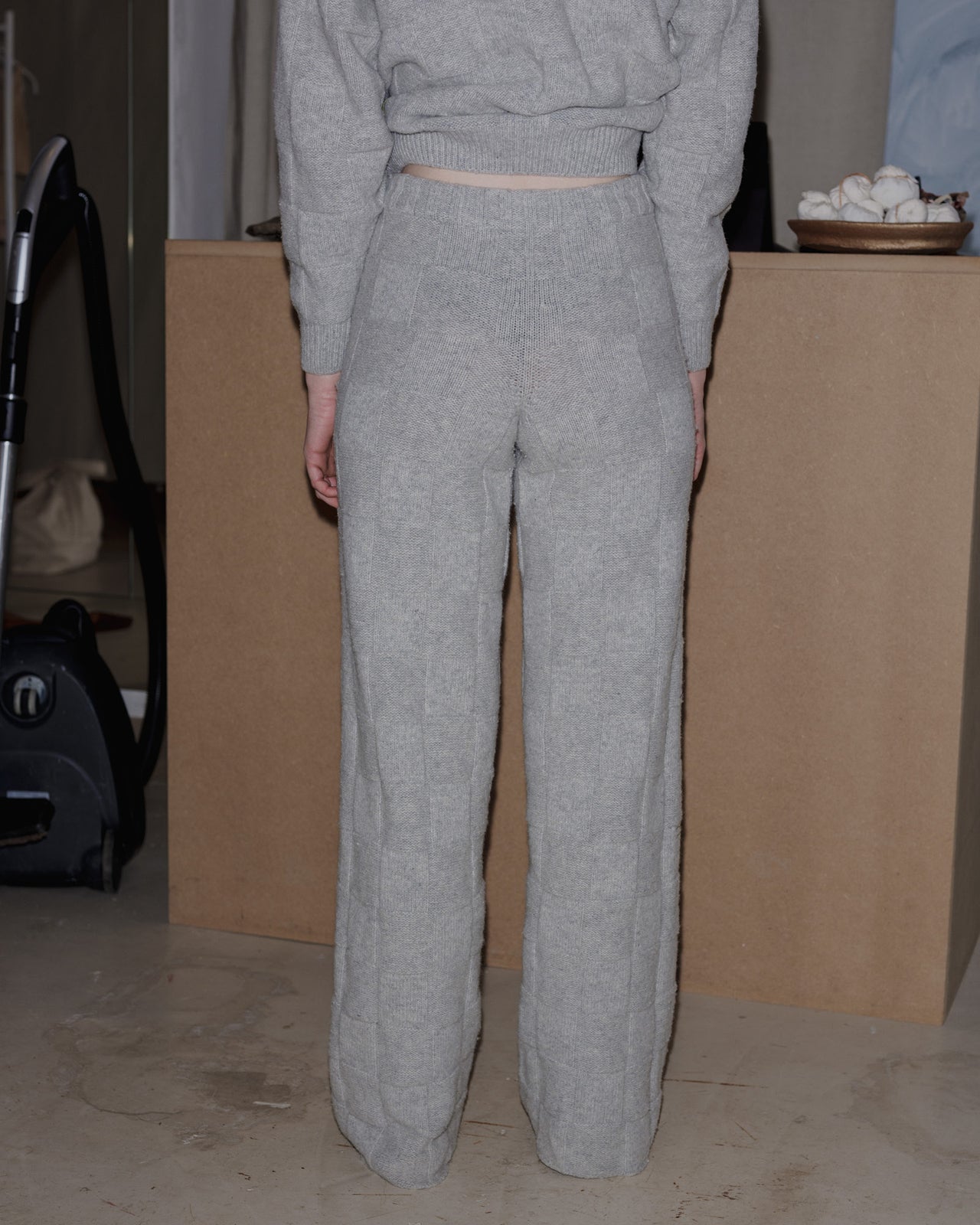 Konak Pants - Recycled Wool - Grey Melange - AU23