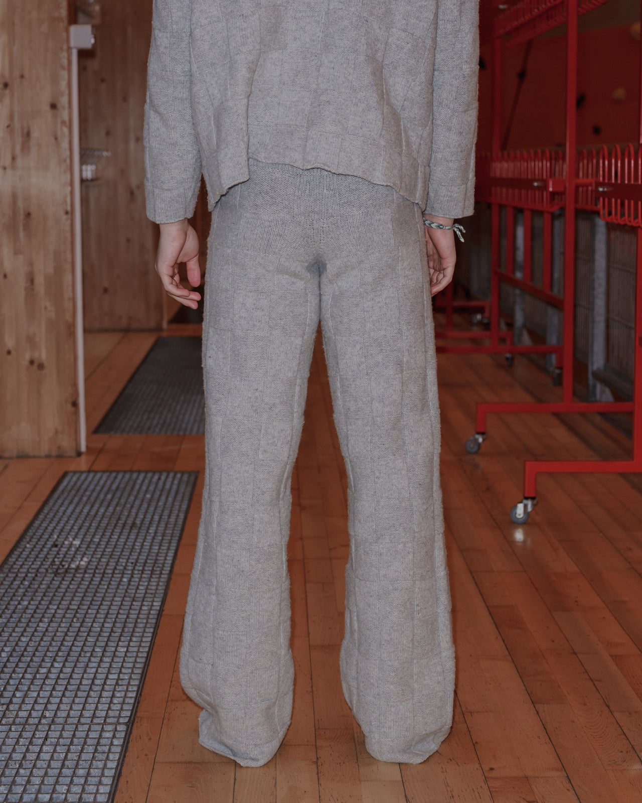 Konak Pants - Recycled Wool - Grey Melange - AU23