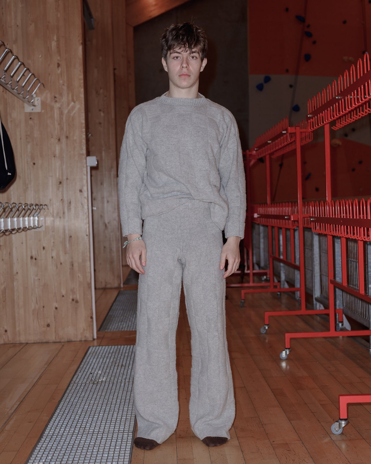 Konak Pants - Recycled Wool - Grey Melange - AU23