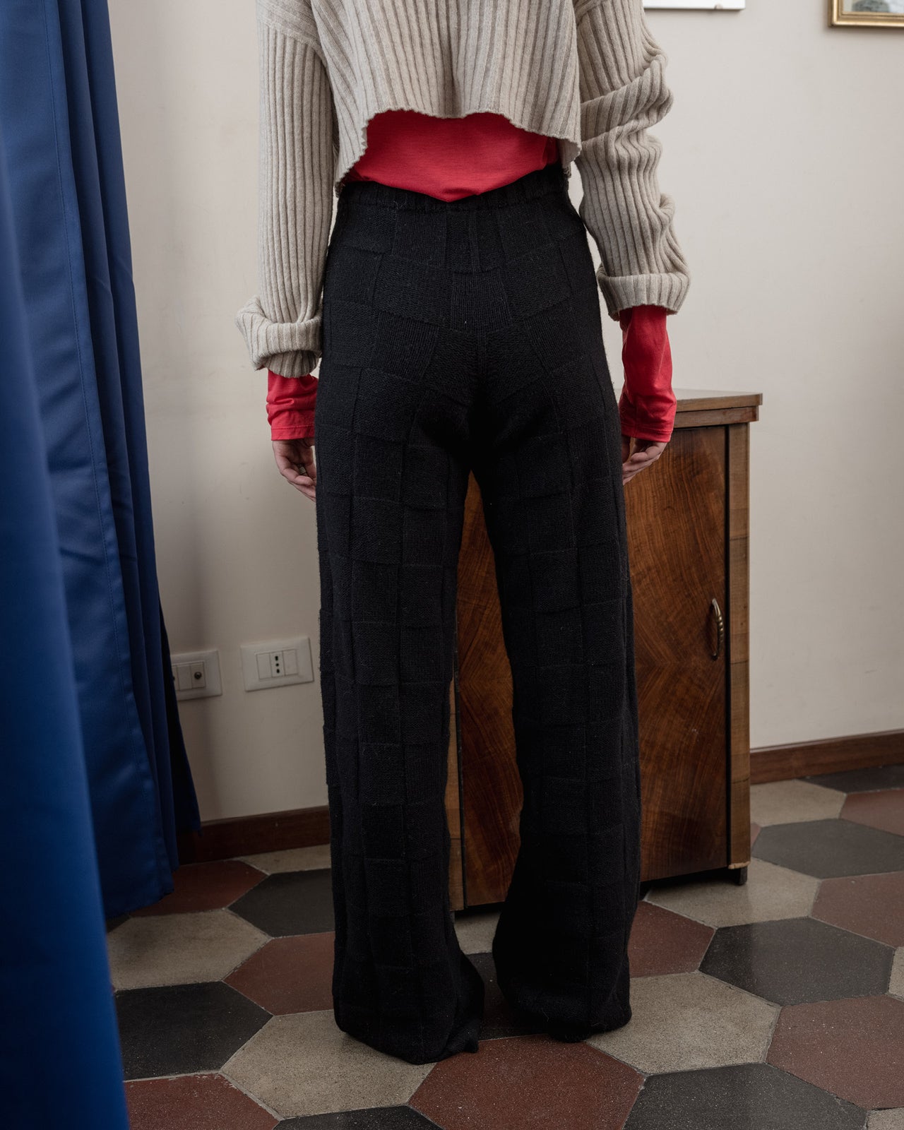 Konak Pants - Recycled Wool - Black - WT23