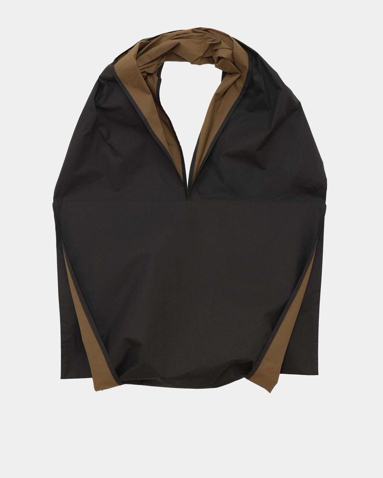 Large Hale Bag - Waxed Organic Cotton - Green Brown