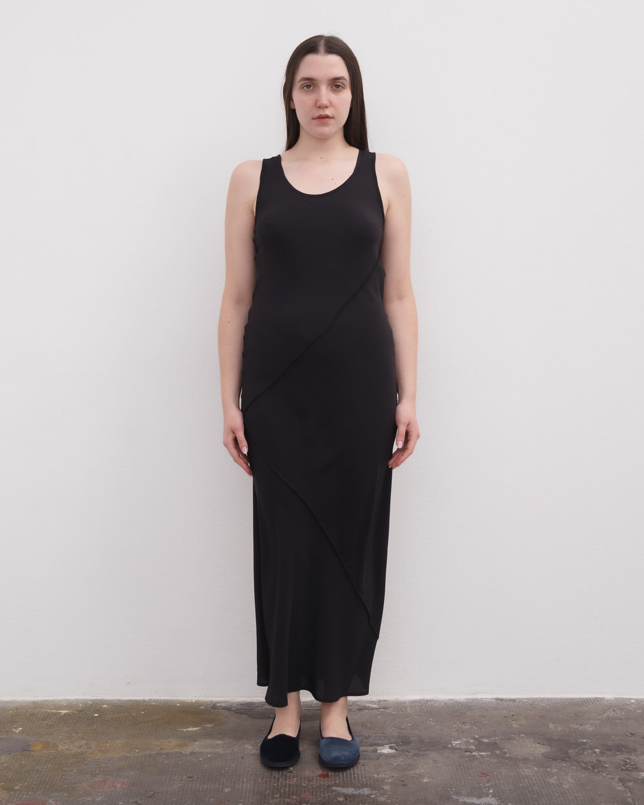 Lava Dress - Silk Crepe - Black