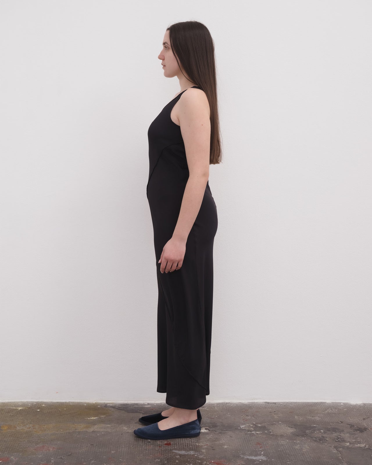Lava Dress - Silk Crepe - Black