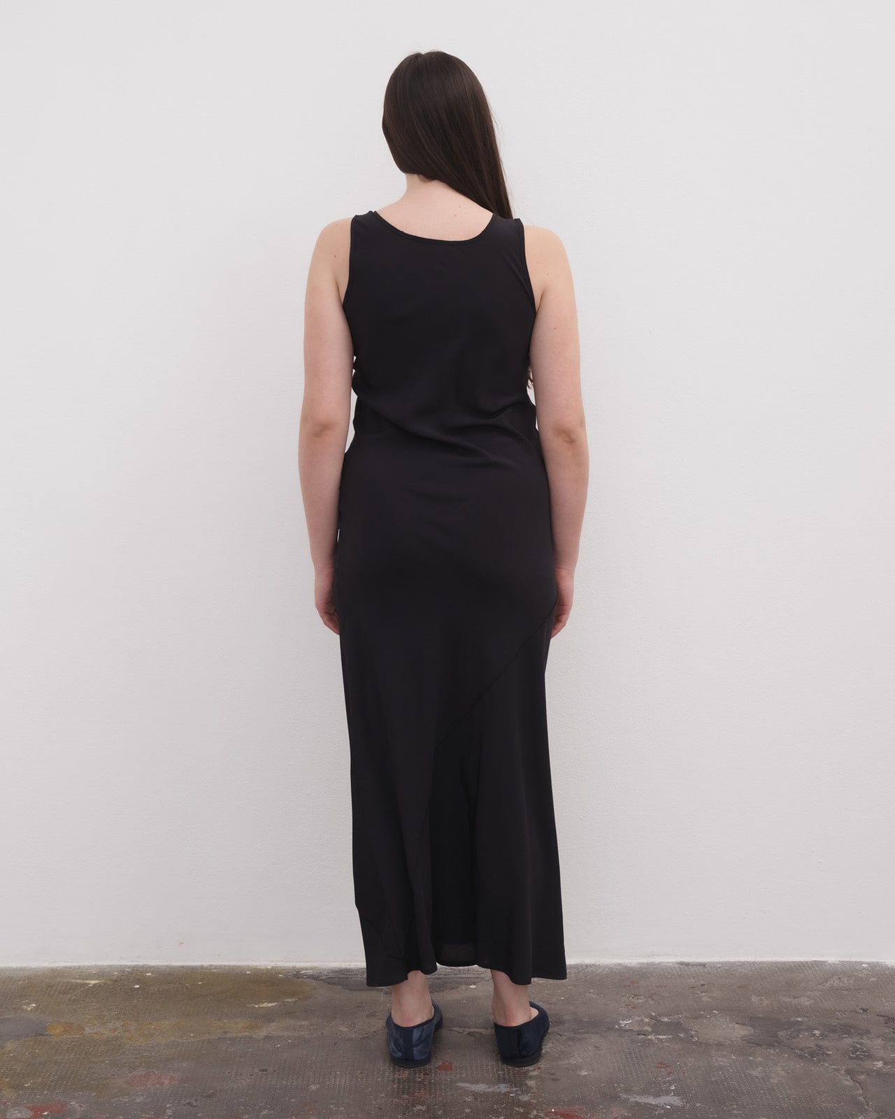 Lava Dress - Silk Crepe - Black