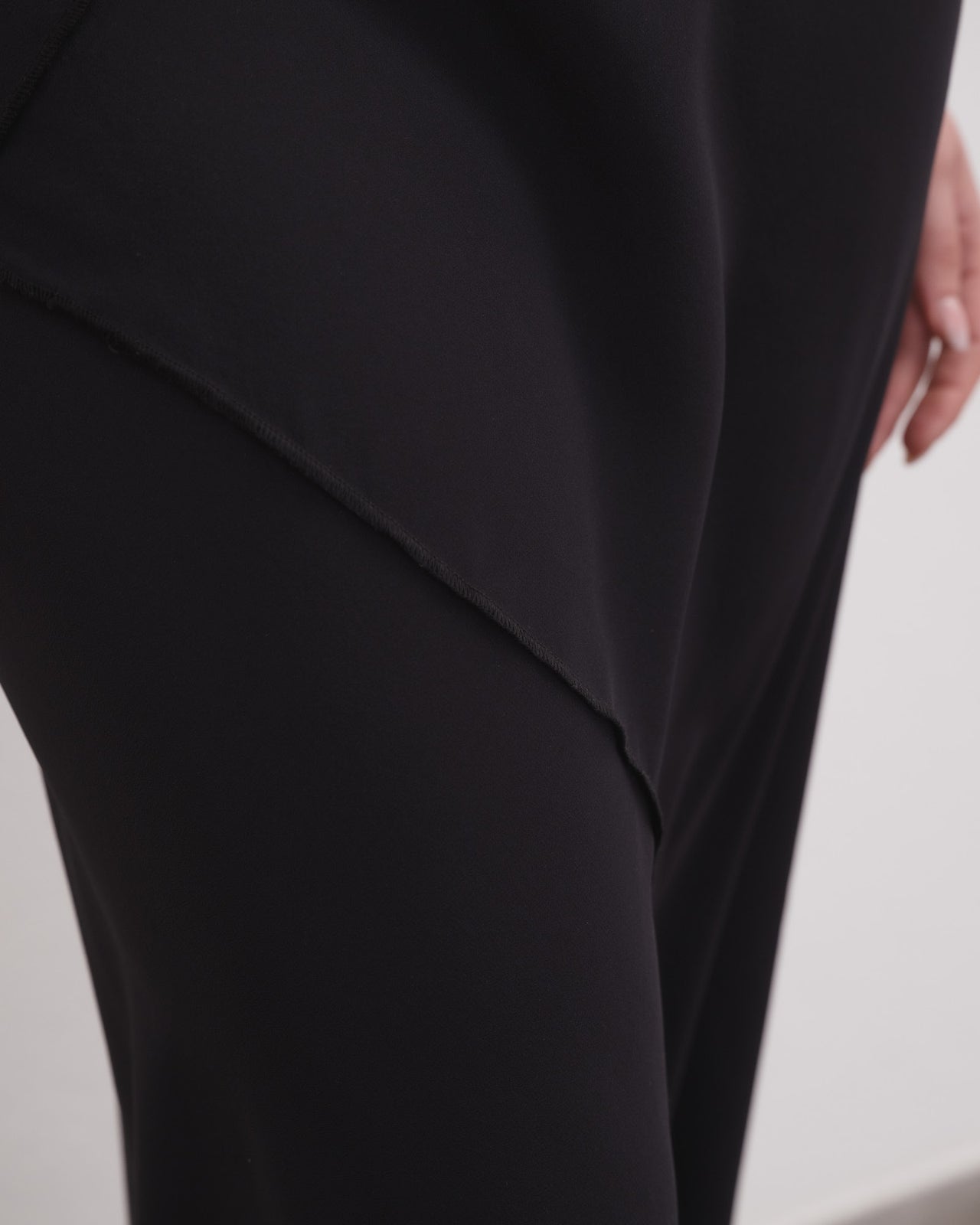 Lava Dress - Silk Crepe - Black
