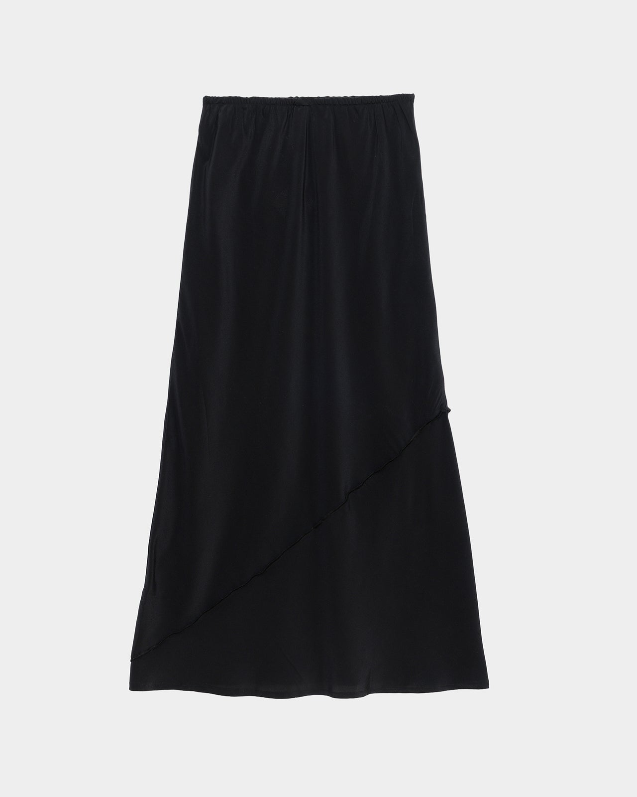Lava Skirt - Silk Crepe - Black