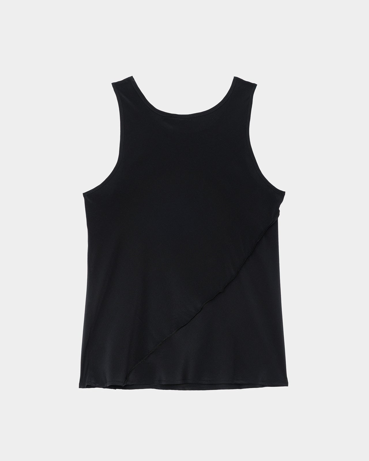 Lava Top - Silk Crepe - Black