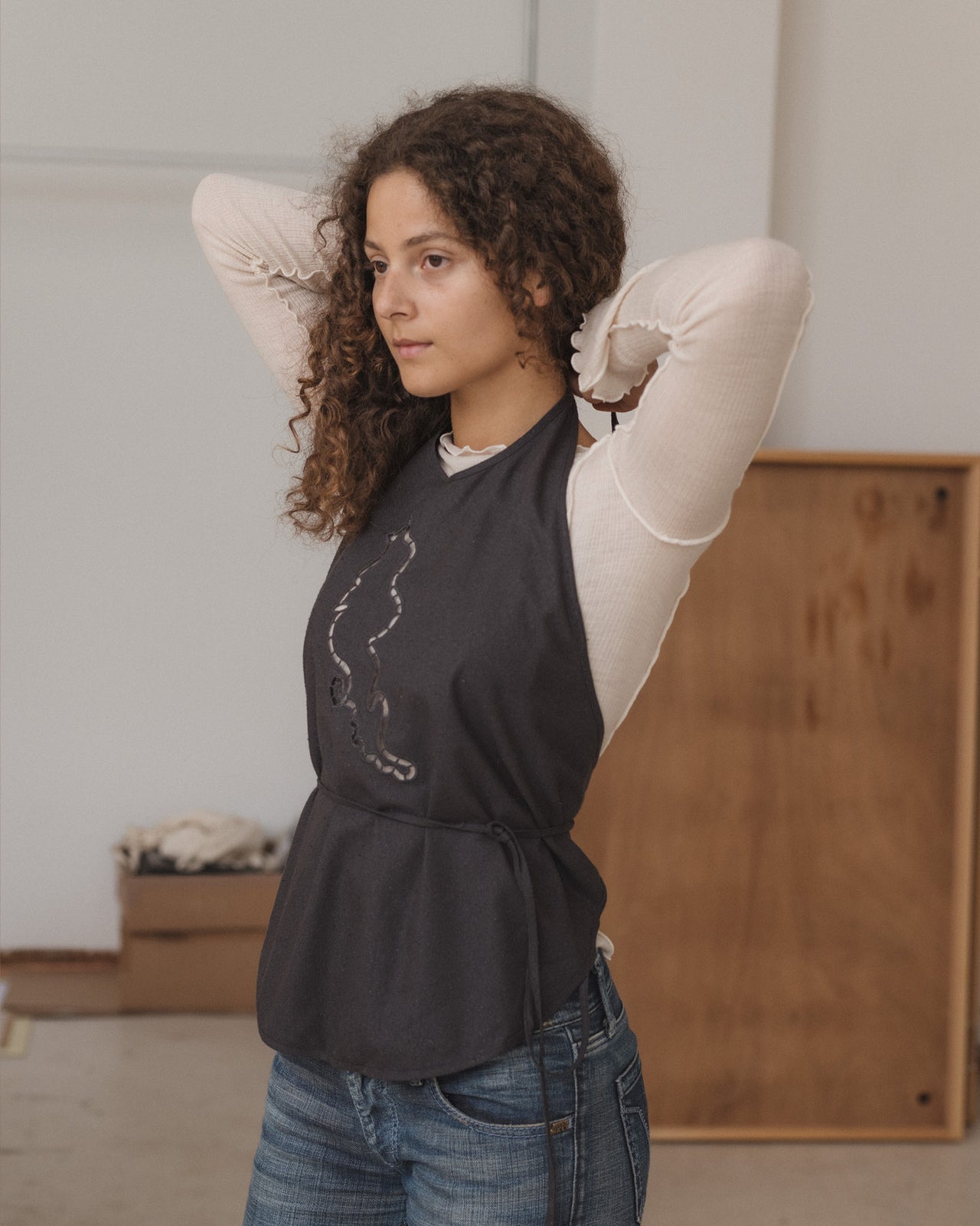 11/7まで‼️BASERANGE/ベースレンジ LEI APRON TOP 11/7まで‼️BASERANGE/ベースレンジ LEI APRON TOP