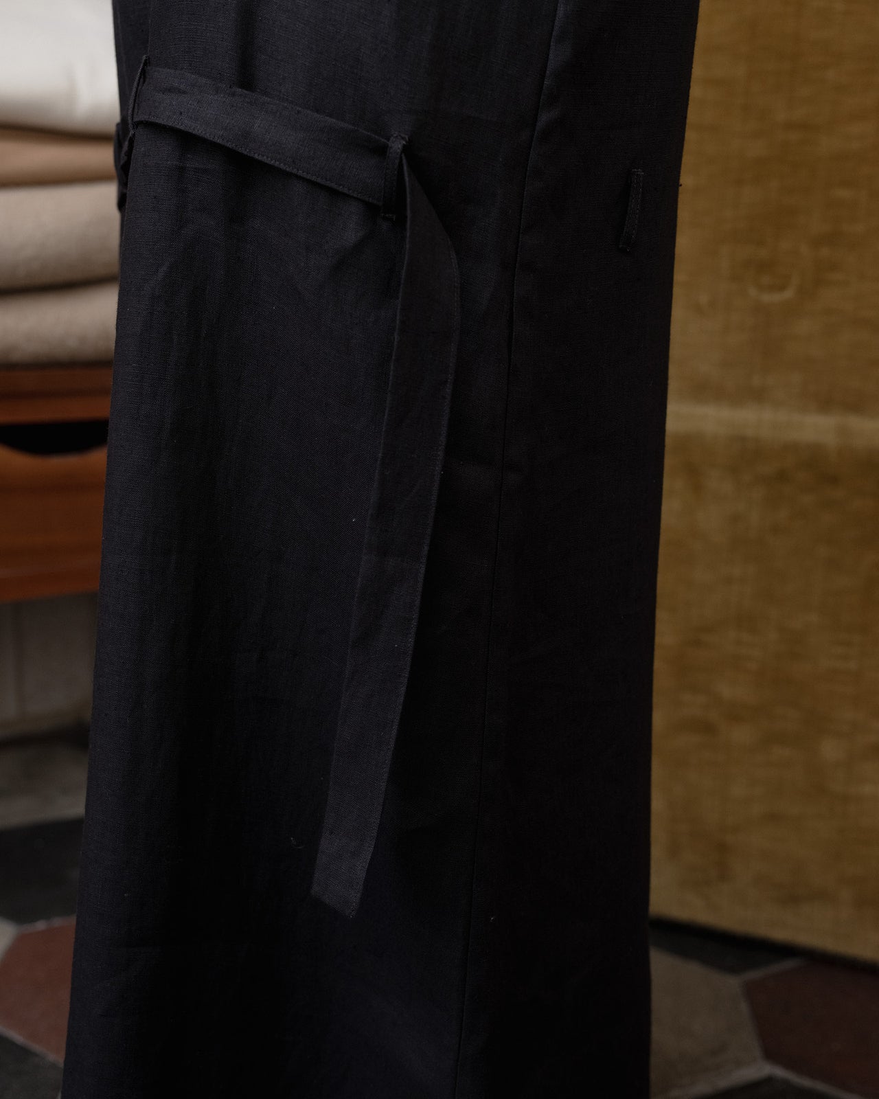 Leo Dress - Hemp - Black - WT23