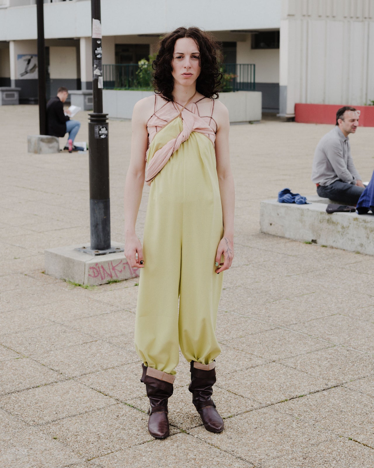 Ligo Jumpsuit - Wild Silk - Lime