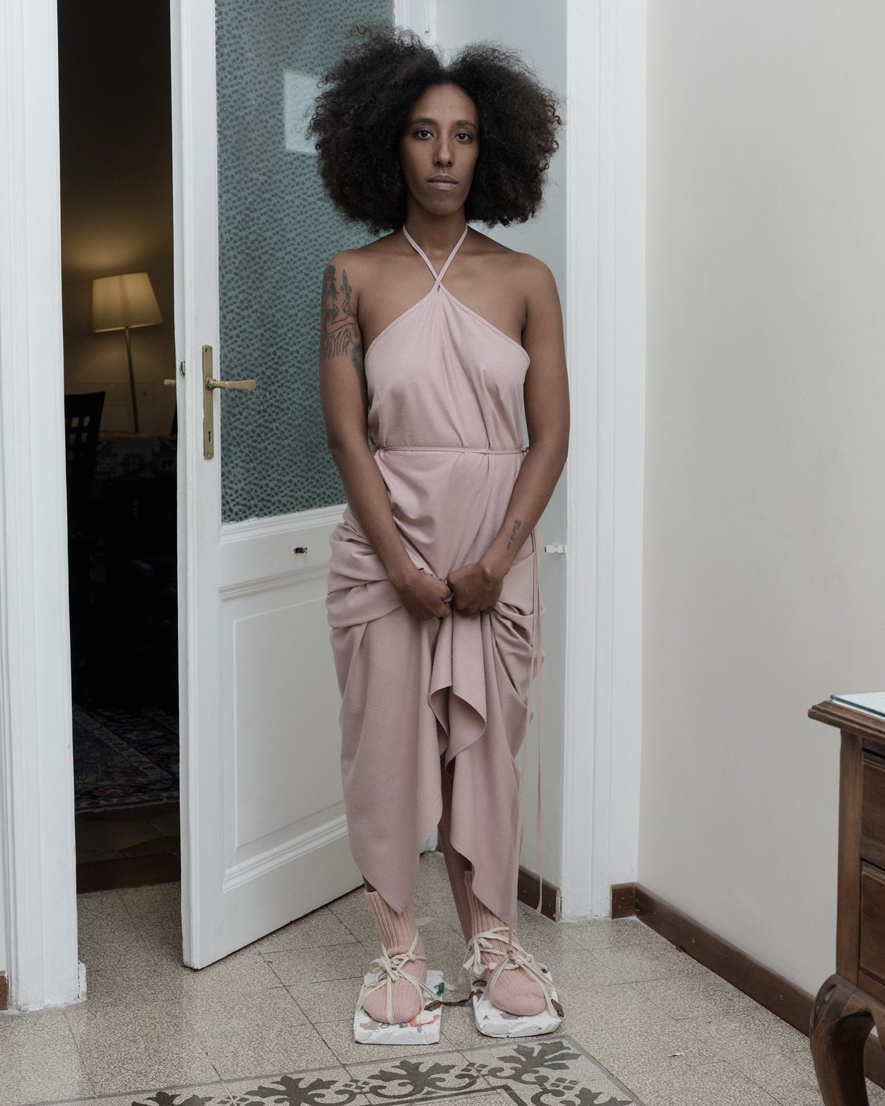 Ligo Dress - Wild Silk - Pompei Rose - WT23