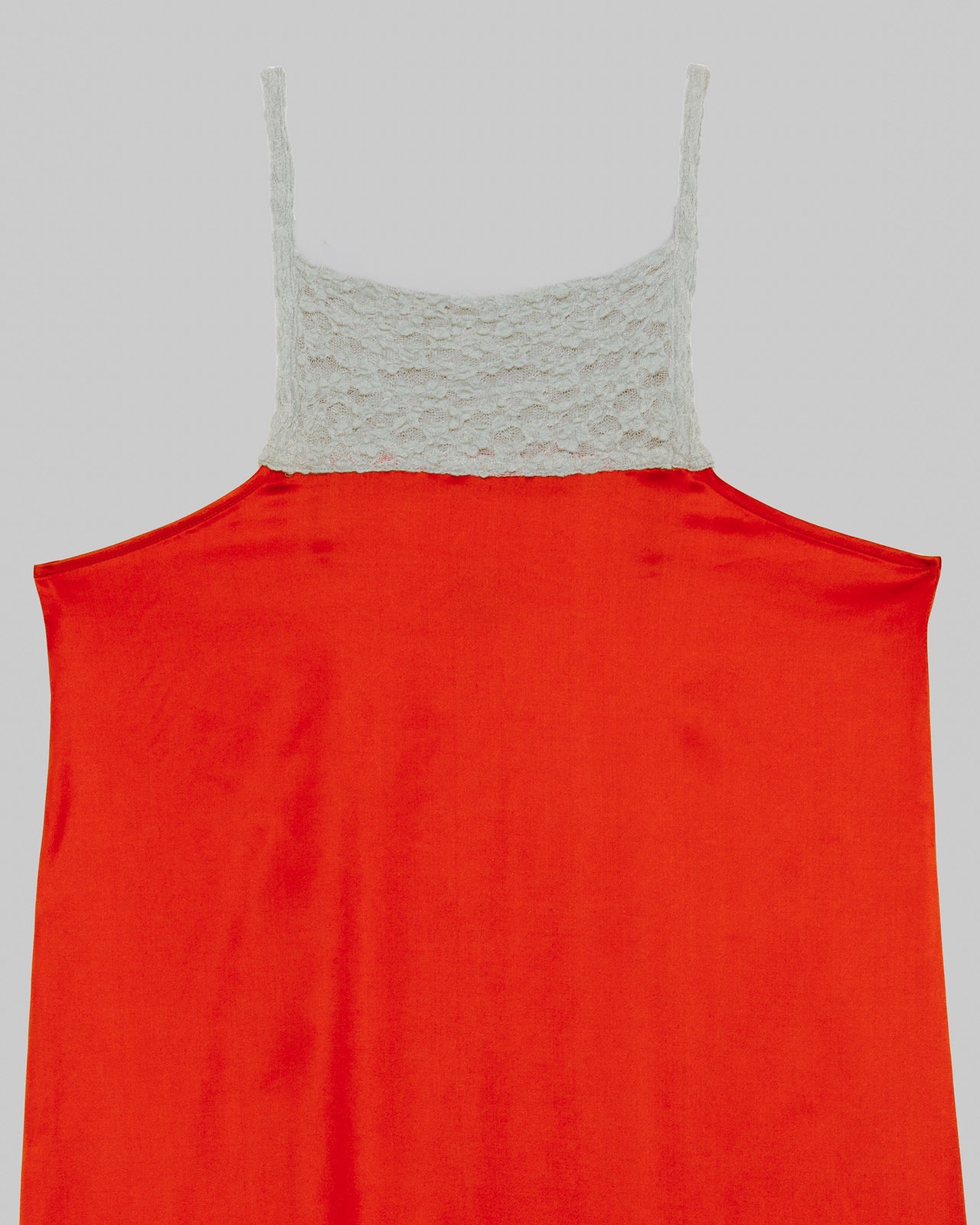 Line Dress - Ecovero Satin - Sync Red / Green