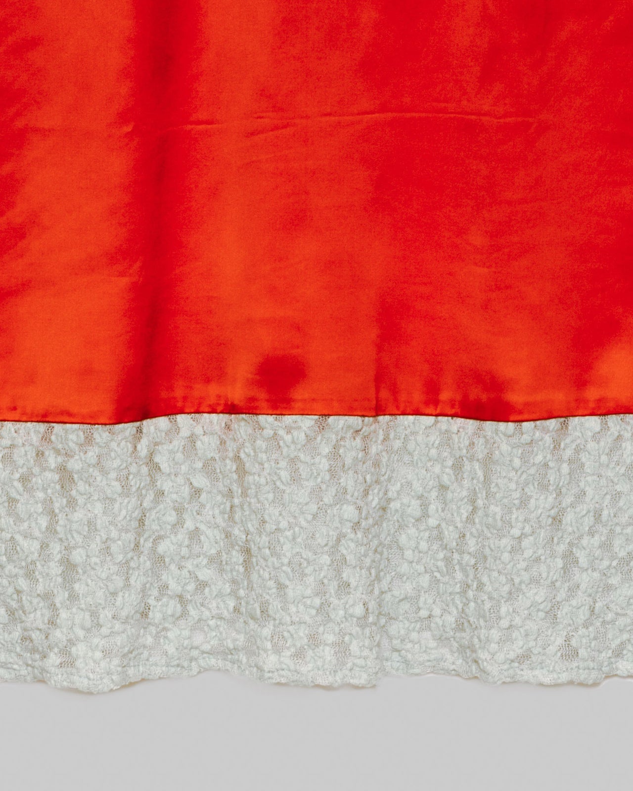 Line Dress - Ecovero Satin - Sync Red / Green