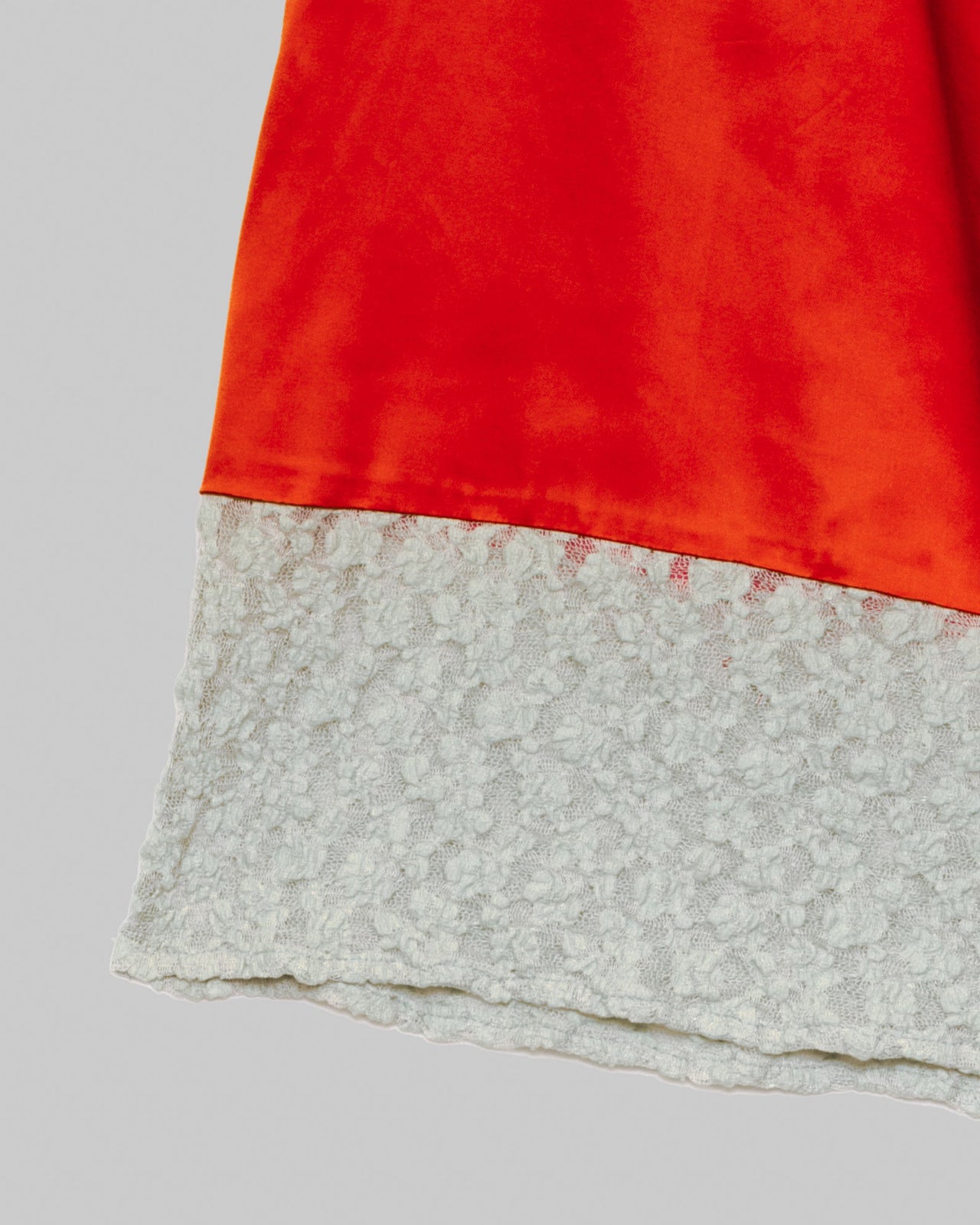 Line Skirt - Ecovero Satin - Sync Red / Green