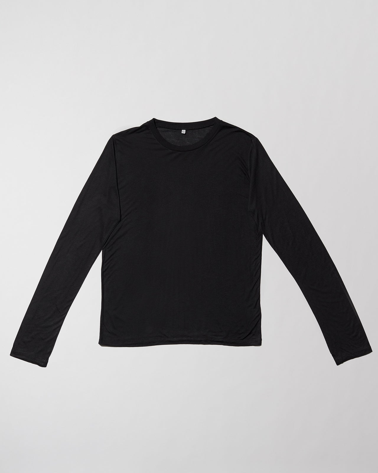 Long Sleeve Tee - Bamboo Lyocell - Black