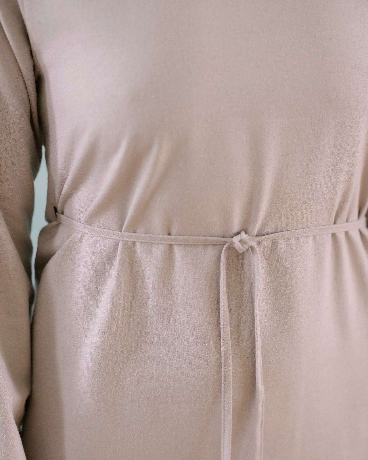 Long Sleeve Apron Dress - Wild Silk - Prun Grey