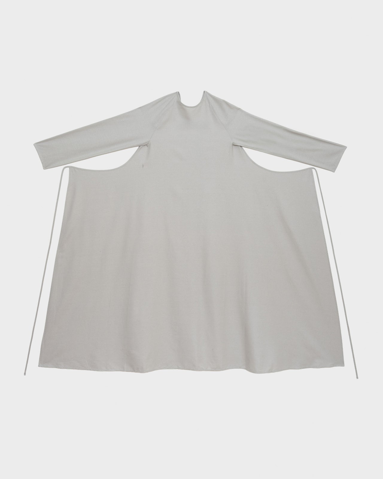 Long Sleeve Apron Dress - Wild Silk - Prun Grey