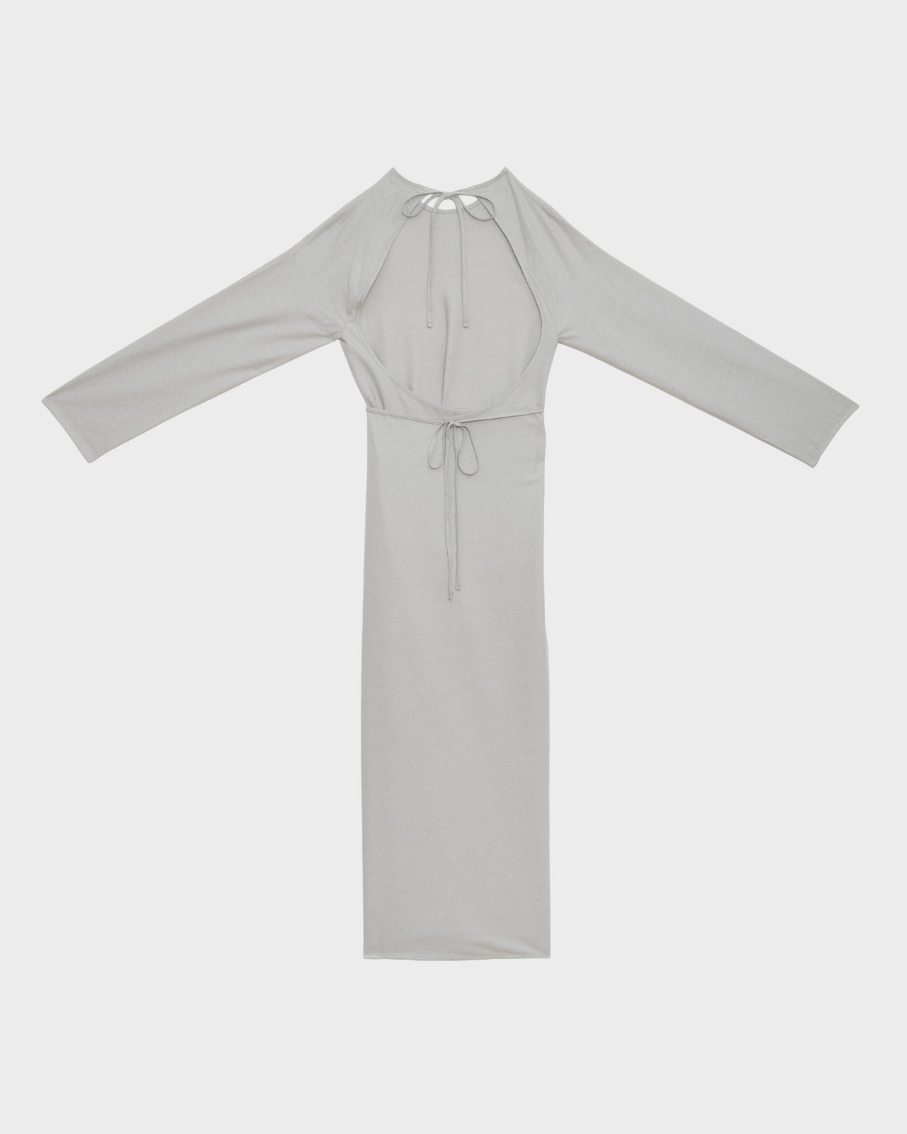 Long Sleeve Apron Dress - Wild Silk - Prun Grey